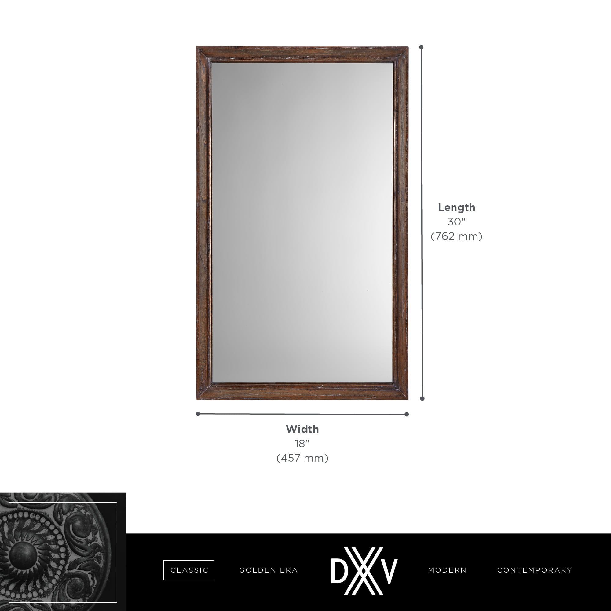 Oak Hill® 18 in. x 30 in Mirror